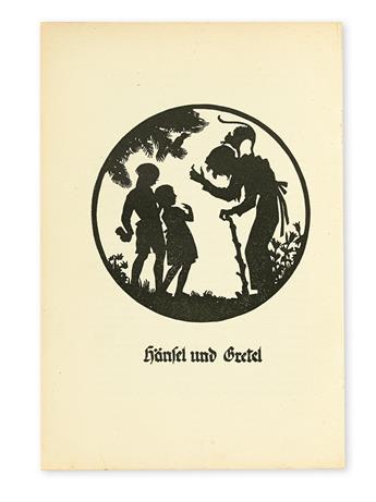 FRANK, ANNE. Aus Grimms Märchen, Signed and Inscribed, Anne Frank en / Margot Frank, on the title-page at upper edge.